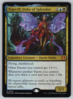 Tegwyll, Duke of Splendor M Commander: Wilds of Eldraine #1 NM Foil - Image 1