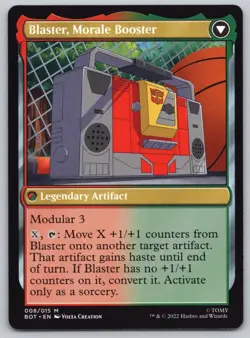 Blaster, Combat DJ M Universes Beyond: Transformers #8 NM Normal - Image 2