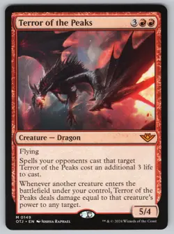 Terror of the Peaks M Outlaws of Thunder Junction #149 NM Normal - Image 1