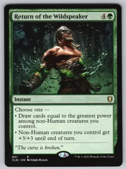 Return of the Wildspeaker R Commander Legends: Battle for Baldur's Gate #831 NM - Image 1