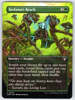 Kodama's Reach (Borderless) C Commander Masters #649 NM Normal - Image 1
