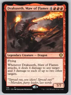 Drakuseth, Maw of Flames R Starter Commander Decks #138 NM Normal - Image 1