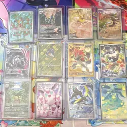 Pokemon cards Full Art Holo 12 card lot - Image 1