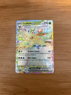 Leafeon ex 006/131 - Pokemon TCG - Prismatic Evolutions - Double Rare - NM - Image 1