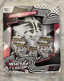 2 X Pokemon White Flare Binder Collection TCG Sealed - Image 2