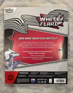 2 X Pokemon White Flare Binder Collection TCG Sealed - Image 3