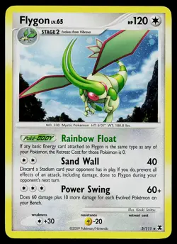 Pokemon Card - Flygon Rising Rivals 5/111 Holo Rare - Image 1