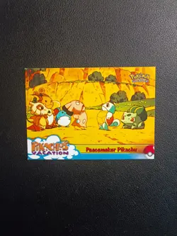 Peacemaker Pikachu 46 TOPPS Pikachu's Vacation Pokemon Card - Image 1