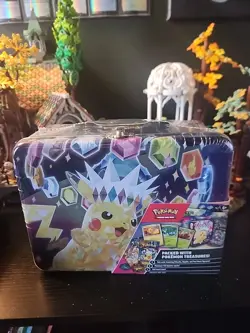 Pokemon Surging Sparks 2024 Fall Collectors Chest Tin Lunchbox Brand New Sealed - Image 1