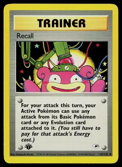 Pokemon Card - Recall Gym Heroes 116/132 Uncommon 1st Edition - Image 1