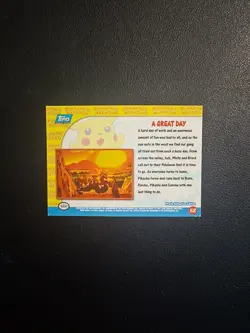 A Great Day 58 Foil - Topps Pikachu’s Vacation - Pokemon Card - Image 2