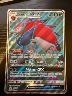 Pokemon Zoroark GX SM84 Sun & Moon JUMBO/OVERSIZED Holo Black Star Promo - Image 1
