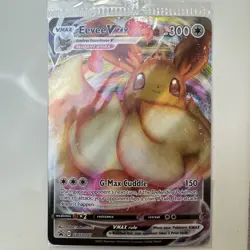 Pokemon TCG Eevee VMAX SWSH087 Holo Black Star Promo NM/M Sealed - Image 1