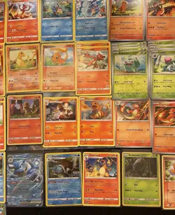 Pokemon Tcg - Charmander, Bulbasaur, Squirtle Card Lot (75+) Foils, 15+ Sets, - Image 4