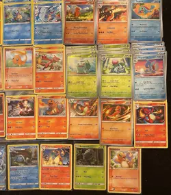 Pokemon Tcg - Charmander, Bulbasaur, Squirtle Card Lot (75+) Foils, 15+ Sets, - Image 5