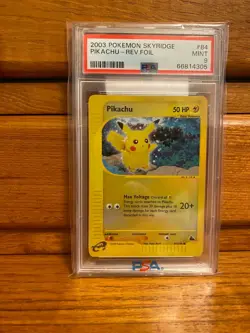 2003 Pokemon Skyridge | Pikachu Reverse Foil/Holo | MINT PSA 9 - Image 1