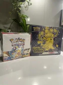 Pokemon TCG Scarlet & Violet Surging Sparks Booster Box And Elite Trainer Box!! - Image 1