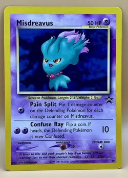 Misdreavus 39 – WOTC Black Star Promo - LP - 2001 Pokemon TCG - Image 1
