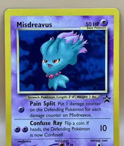 Misdreavus 39 – WOTC Black Star Promo - LP - 2001 Pokemon TCG - Image 2