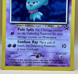 Misdreavus 39 – WOTC Black Star Promo - LP - 2001 Pokemon TCG - Image 3