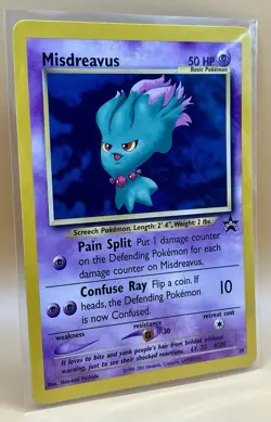 Misdreavus 39 – WOTC Black Star Promo - LP - 2001 Pokemon TCG - Image 5