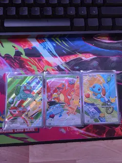 Pokemon TCG First Partner Illustration Collection Series 1 Kanto GEN 1 Starters - Image 1