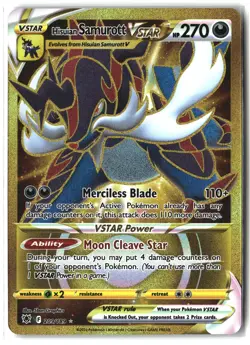 Hisuian Samurott VSTAR ⭐ 209/189 Holo Secret Rare Astral Radiance Pokemon NM - Image 1