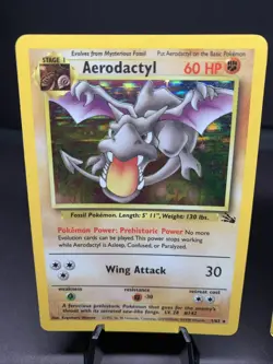 Pokemon TCG Fossil Set Aerodactyl & Muk Holo Rare WOTC VTG 1999 - Image 2