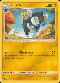 Pokemon - Luxio #47/156 - SM - Ultra Prism Reverse Holo - Image 1