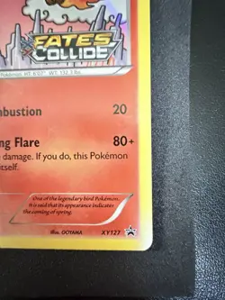 Moltres Prerelease Staff Stamp XY127 XY Fates Collide Pokemon Mint PSA 10 Gem - Image 5