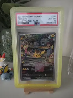 PSA 10 Pikachu Illustration Rare 173/165 English Pokemon Scarlet & Violet 151 - Image 1