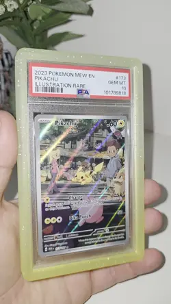 PSA 10 Pikachu Illustration Rare 173/165 English Pokemon Scarlet & Violet 151 - Image 2