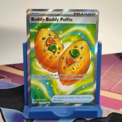 Buddy-Buddy Poffin 167/132 Mega Evolution Holo Ultra Rare Full Art Pokemon TCG - Image 1