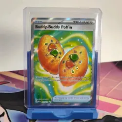 Buddy-Buddy Poffin 167/132 Mega Evolution Holo Ultra Rare Full Art Pokemon TCG - Image 3