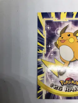 Raichu 2000 Topps Series 1 Pokemon #26 TV Blue Logo Topps - Image 4