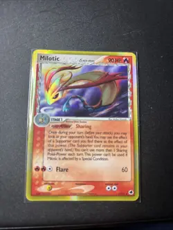 Pokemon Milotic Reverse Holo Dragon Frontiers 5/101 Delta Species - Image 2