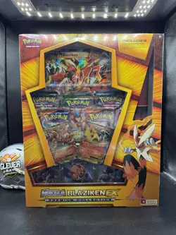 2015 Pokemon XY Mega Blaziken EX Premium Collection SEALED XY Roaring Skies (SS) - Image 1