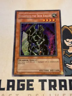 BPT-012 Gearfried The Iron Knight Secret Rare NM Yugioh Card - Image 2