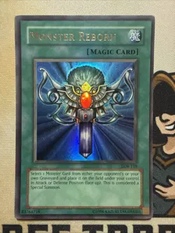 Monster Reborn - LOB-118 - Unlimited - Ultra Rare - Yugioh LP - Image 3