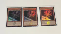 3x Yu-Gi-Oh! World Legacy - “World Wand” #BLMM-EN086 Emblazoned Ultra Rare (NM) - Image 1