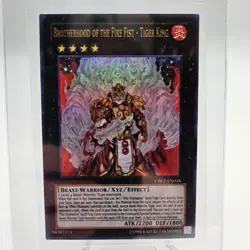 Yu-Gi-Oh! Ultimate Rare Brotherhood Of The Fire Fist - Tiger King CBLZ-EN048 LP - Image 1