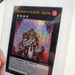 Yu-Gi-Oh! Ultimate Rare Brotherhood Of The Fire Fist - Tiger King CBLZ-EN048 LP - Image 2