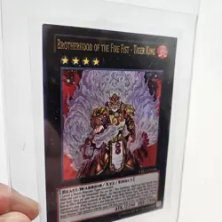 Yu-Gi-Oh! Ultimate Rare Brotherhood Of The Fire Fist - Tiger King CBLZ-EN048 LP - Image 3