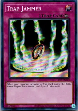 Yugioh: Trap Jammer - IOC-EN110 - Super Rare - Unlimited 25th Anniversary - NM - Image 1