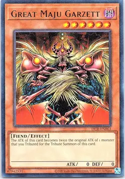 Yugioh: Great Maju Garzett - DCR-EN063 - Rare - Unlimtied 25th Reprint - NM - Image 1