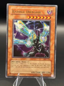 Yu-Gi-Oh! TCG Barrel Dragon Metal Raiders MRD-126 Unlimited Ultra Rare - Image 1