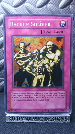 | Yugioh Backup Soldier PSV-028 Super Rare Pharaohs Servant PL 🔥 | - Image 1
