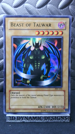 | Yugioh Beast of Talwar PSV-103 Ultra Rare Pharaohs Servant NM-/VLP 🔥 | - Image 1