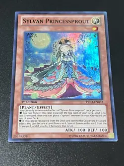 Yu-Gi-Oh! Sylvan Princessprout PRIO-EN083 Super Rare 1st Edition!!! - Image 1