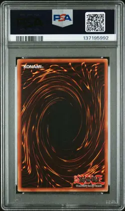Gaia the Dragon Champion LOB-125 Unlimited Name Error - PSA 9 - Image 2